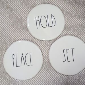 Rae Dunn Drink Coasters (3)